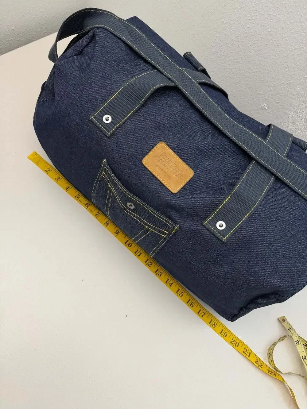 Jean Paul Gaultier pour vous Denim Weekender Duffel Bag NWOT